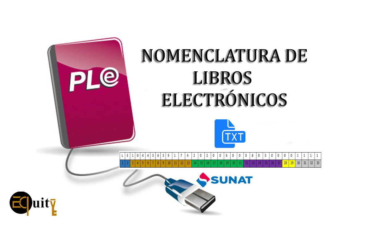 Nomenclatura de nombres de los libros electrónicos